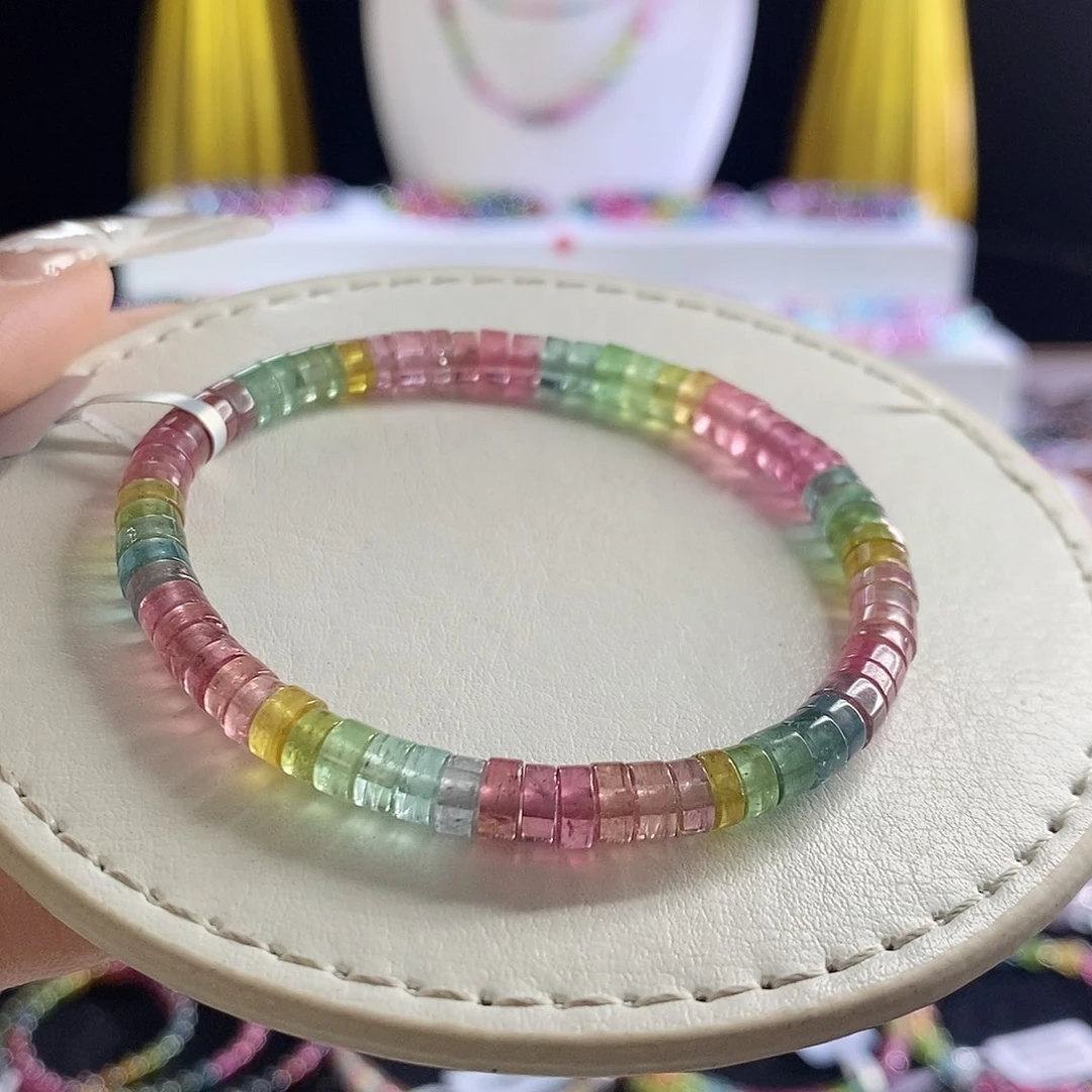 未镶嵌手链碧玺药片