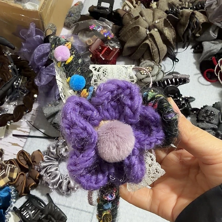 布艺铁合金抓夹-3