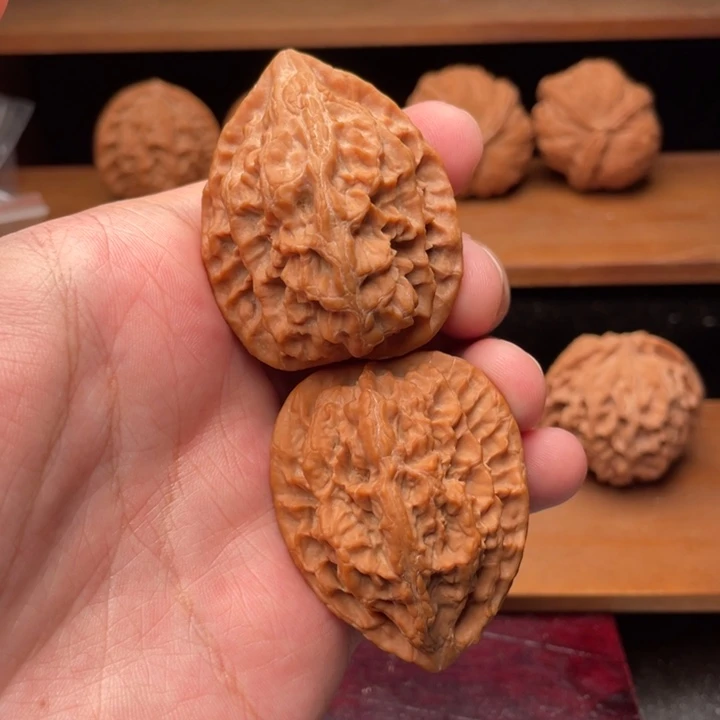 吊坠文玩核桃39毕业全品老树十三陵鸡心