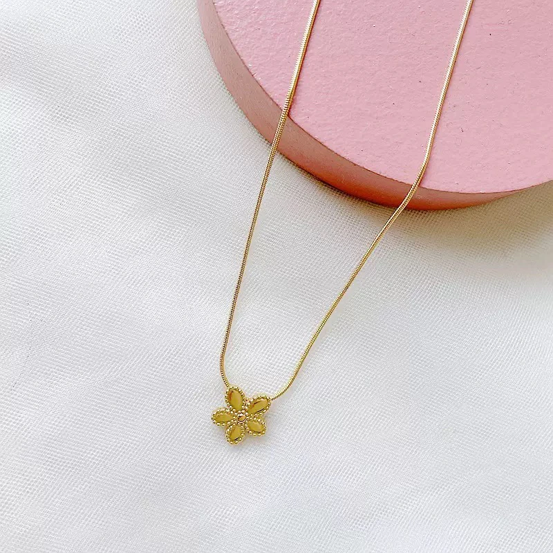 钛钢项链 桃子家孤品项链气质百搭款