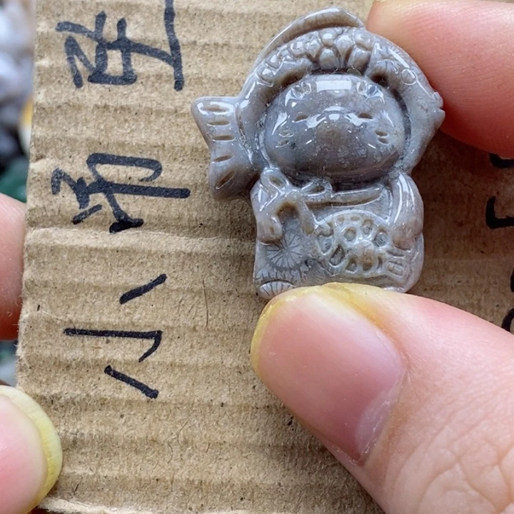 硅化珊瑚（珊瑚玉）颈饰未镶嵌