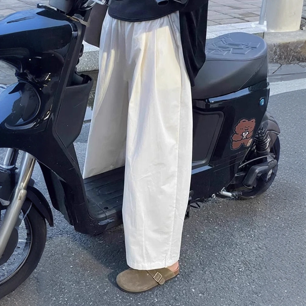特大码300斤胖mm女宽松阔腿休闲长裤韩版垂感百搭遮肉显瘦夏季潮2