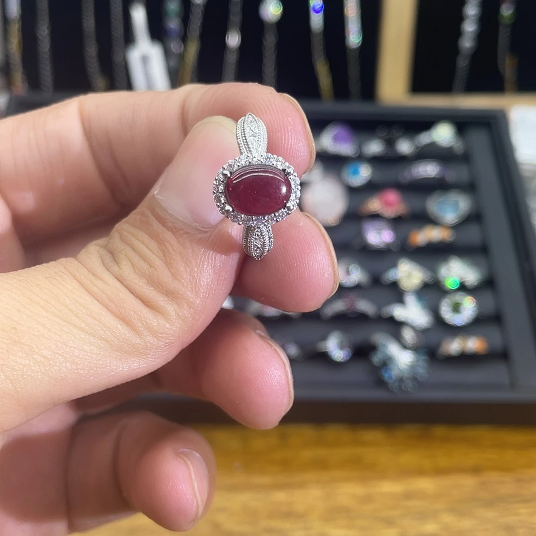 紫晶珠宝半成品未镶嵌