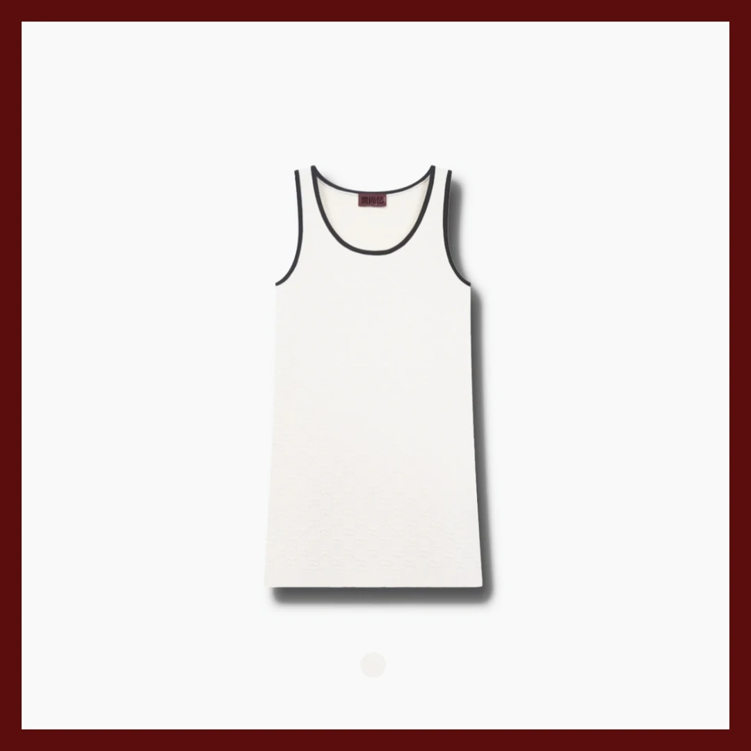 EG066 ggg 满印无袖连衣裙