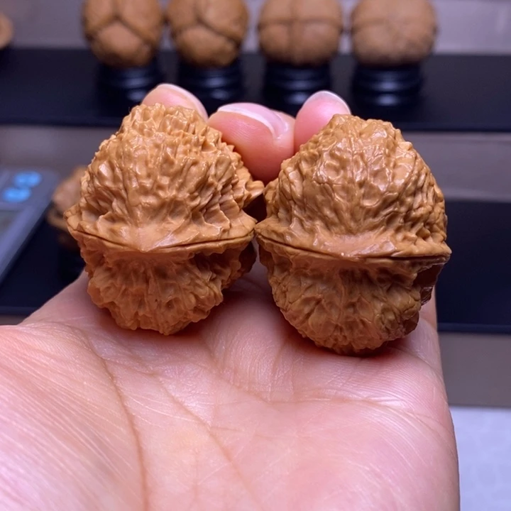 文玩核桃把件刺甲苍龙45