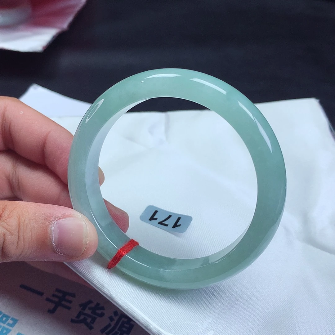翡翠手镯未镶嵌56正圈