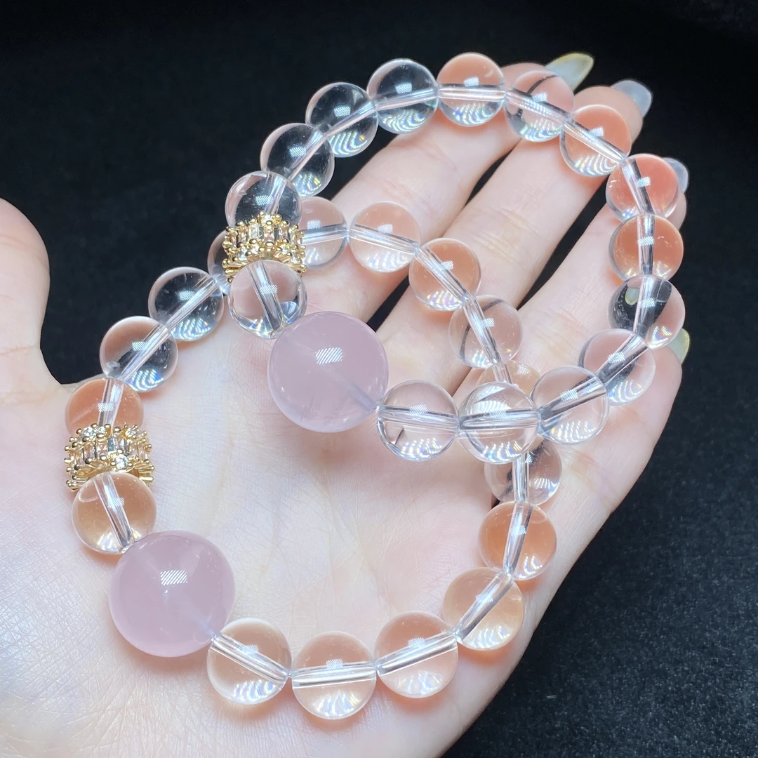 【小北珠宝】水晶DIY单圈手串约11mm+【多样性发一件】25-WD02X45