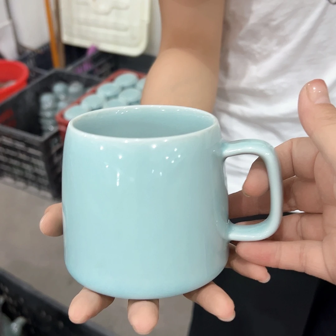 龙泉云间青瓷小米茶器