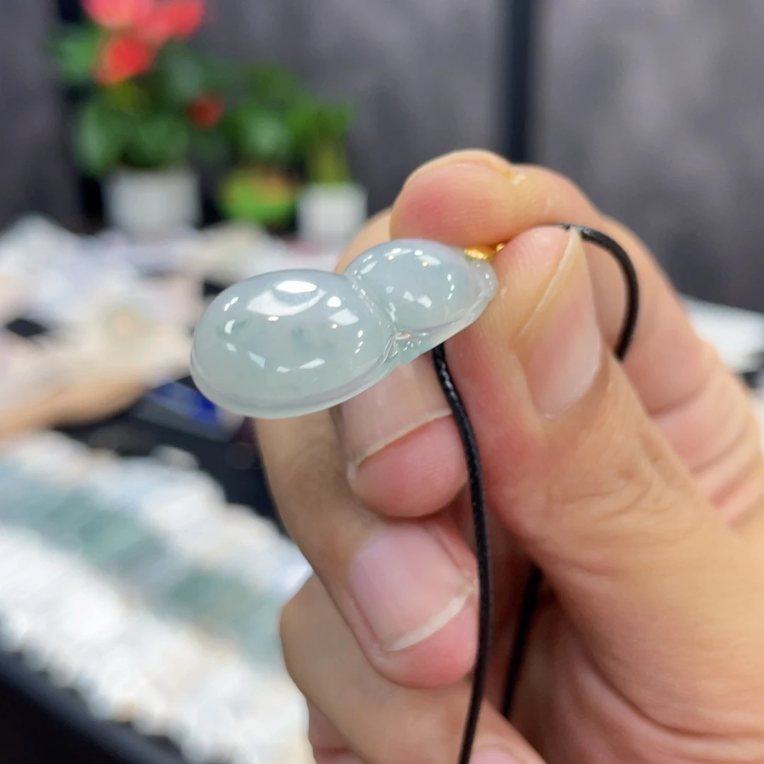 翡翠未镶嵌颈饰纯天然缅甸a货翡翠挂件