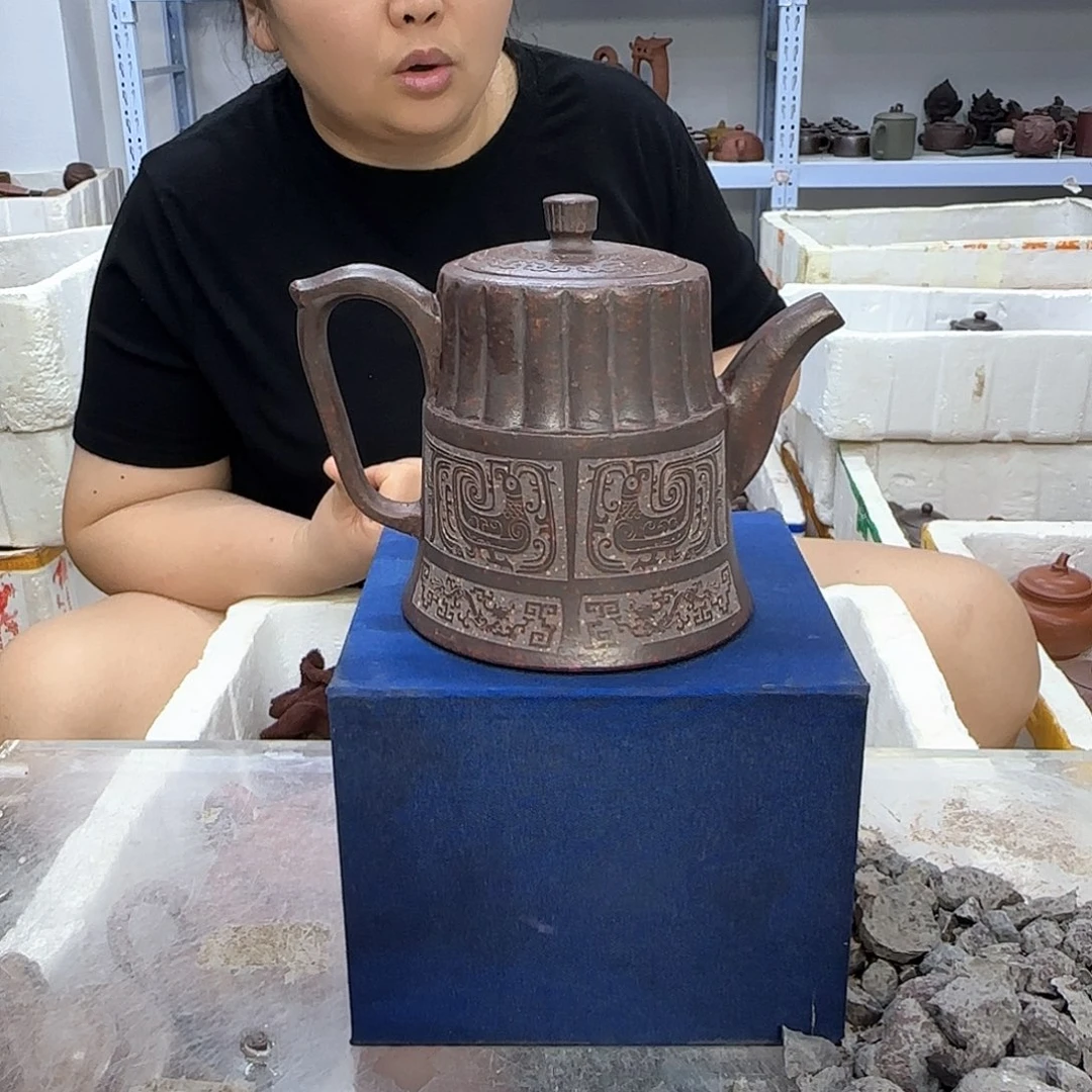 茶壶紫砂宜兴紫砂壶瑕疵