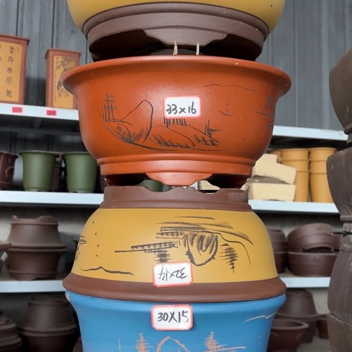 花盆紫砂100-4。