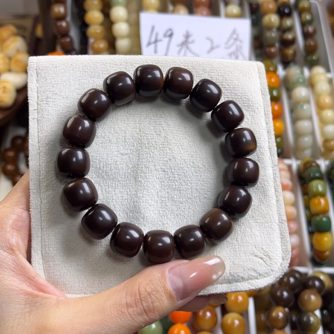 手串菩提根/象牙果新款干磨巧克力13