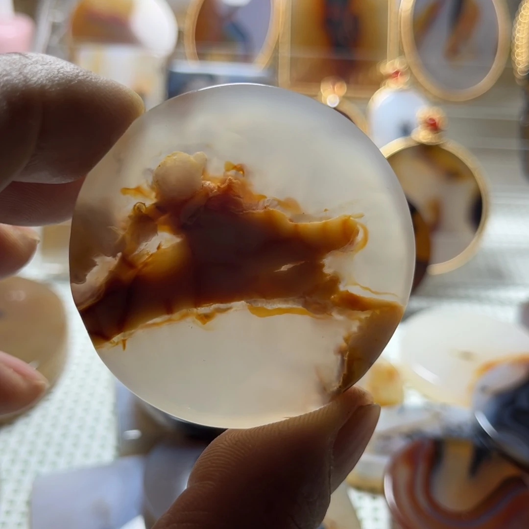 玛瑙/玉髓未镶嵌吊坠(不含链)