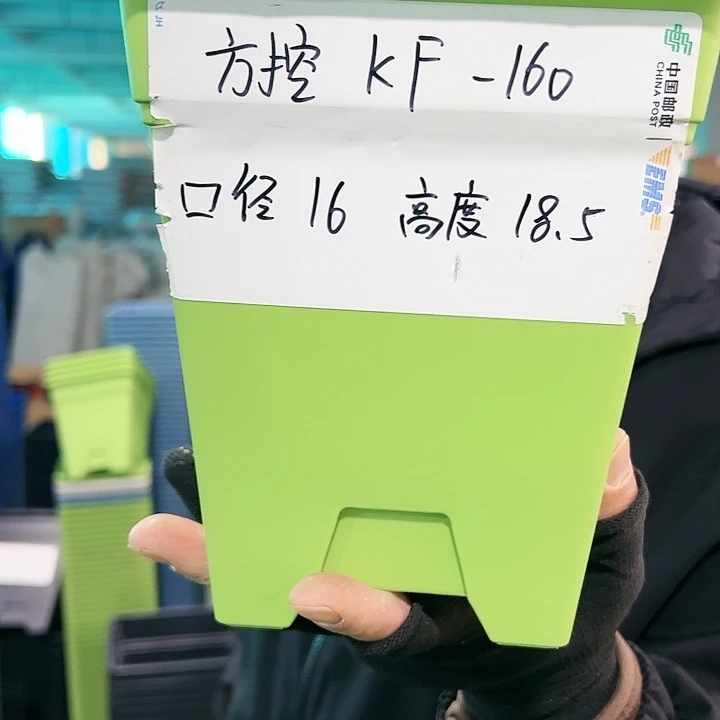 特价方盆口16高18果绿色5个无托