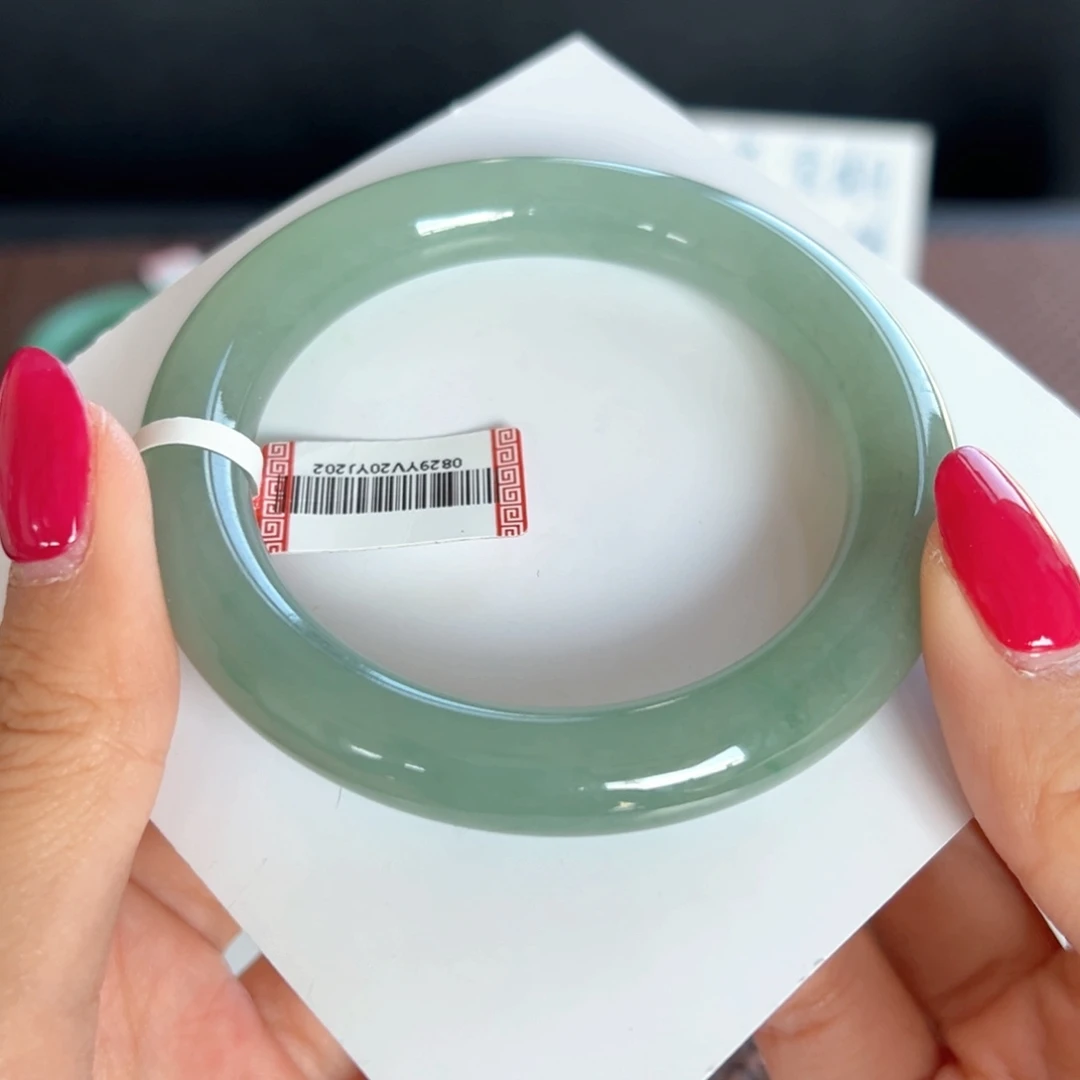 翡翠未镶嵌手镯28号 55