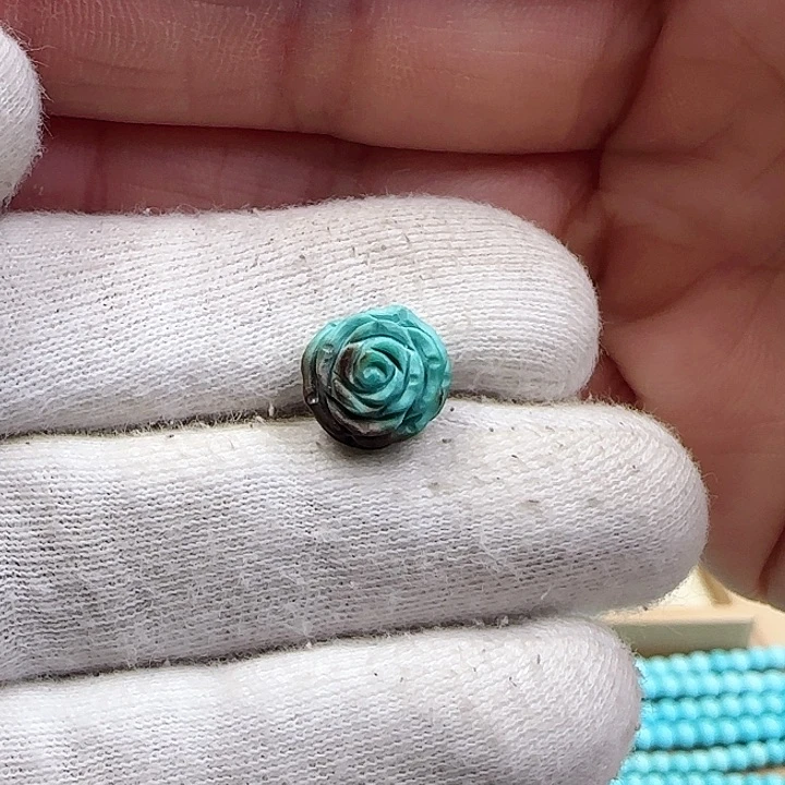 绿松石未镶嵌139玫瑰花+w