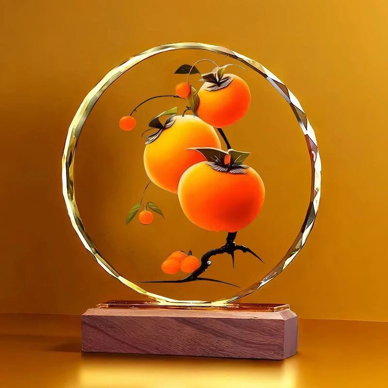 事事如意高档水晶摆件家居装饰创意客厅卧室书房卧室客厅茶几送礼