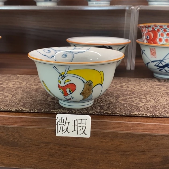 釉下老陶泥手工绘制
