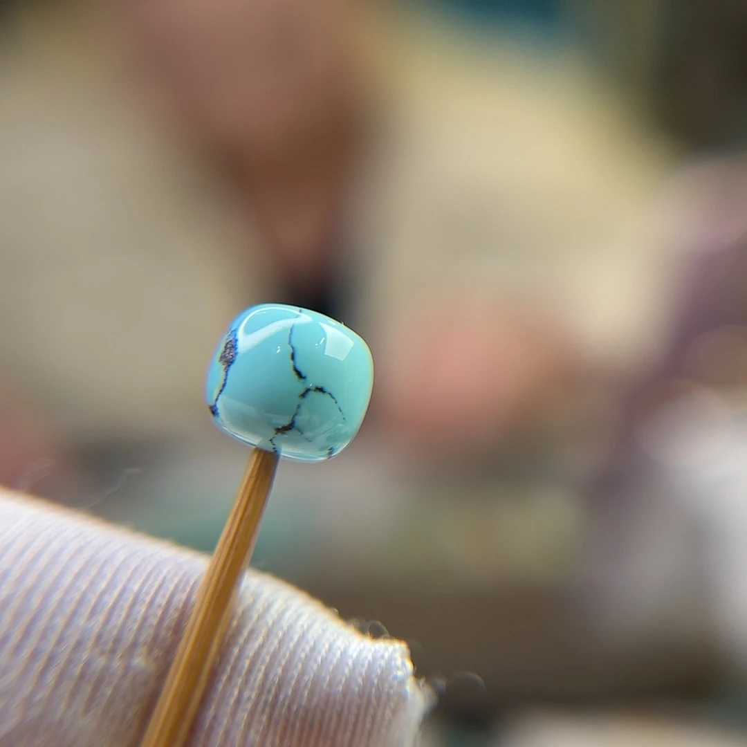 绿松石未镶嵌珠宝奇石8.3mm