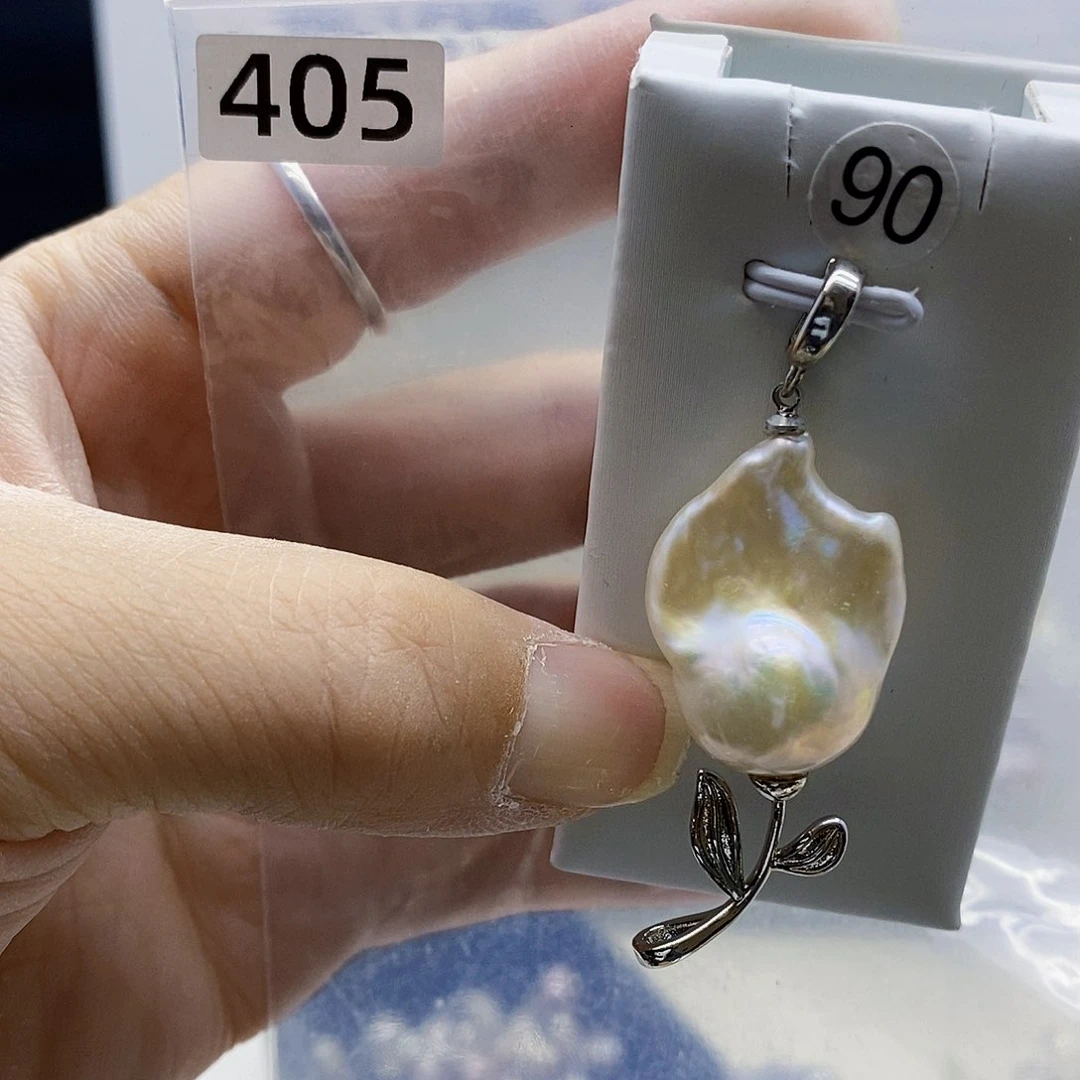 颈饰合金淡水珍珠