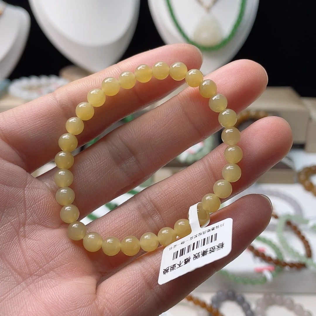 和田玉（糖玉）手串未镶嵌