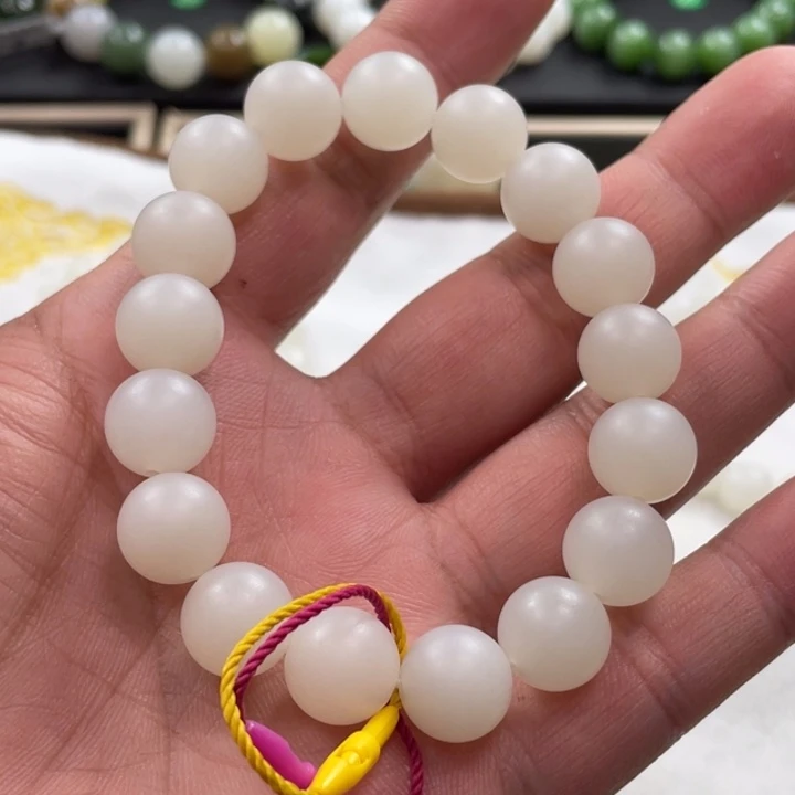 手链未镶嵌和田玉新疆黑山卡12柔光