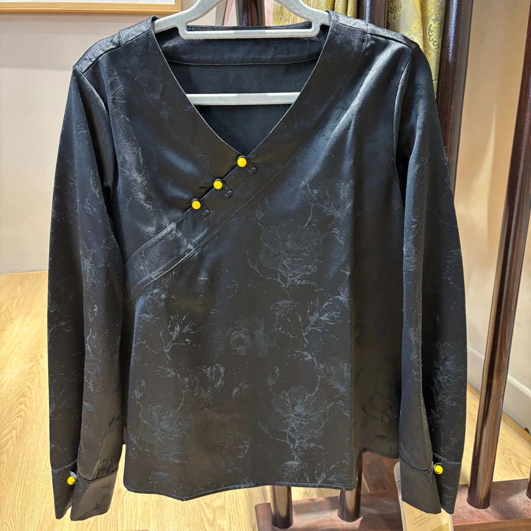 【线上专属】新中式衬衣（24810994-烟墨-设计师）