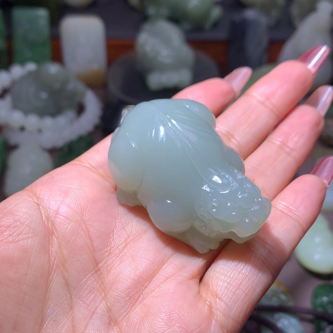 颈饰未镶嵌和田玉小****卡