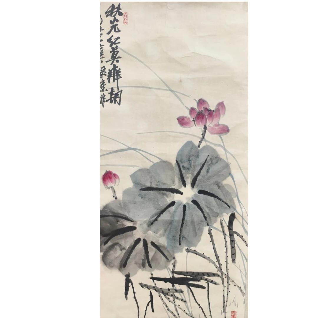 吴老款 花卉画心 100 50 4.5平尺