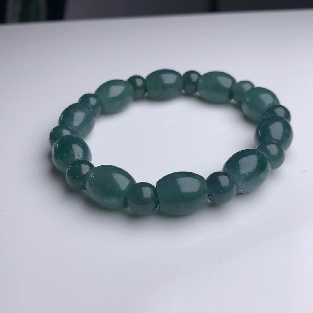 未镶嵌手串翡翠10mm！