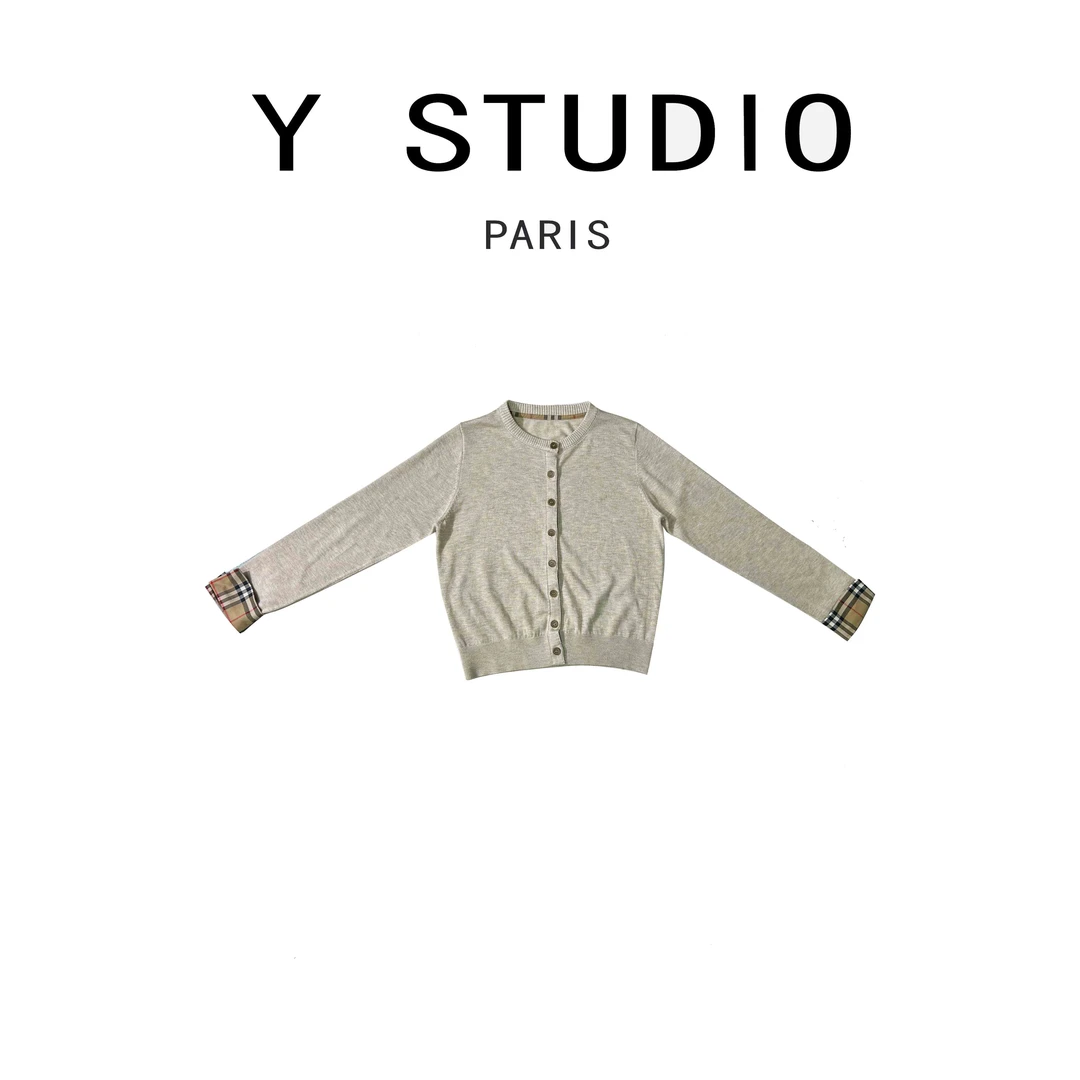 【大妮专属】【恋情】新款百搭衬衣长袖针织衫毛衣女BU-DN928