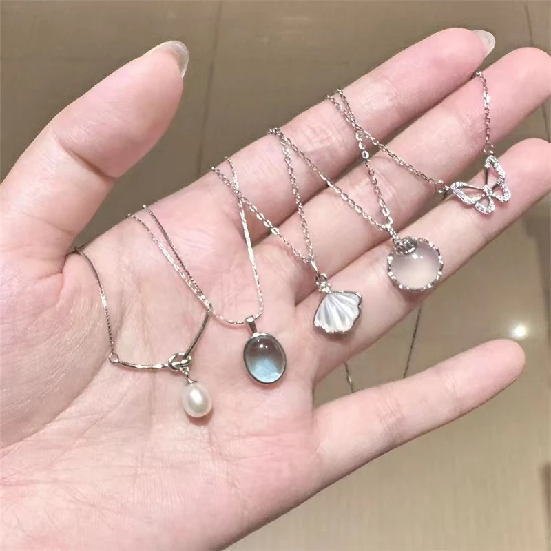 坠链均925银陶瓷  通体纯银时尚饰品800-899号