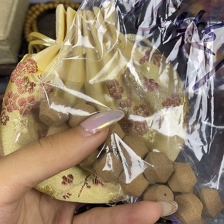 人参养元香棱形珠15颗