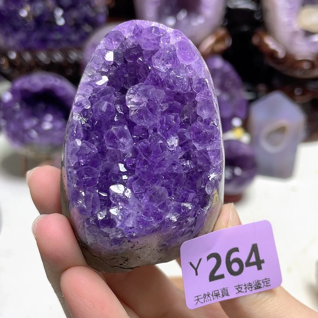 珠宝半成品紫晶未镶嵌