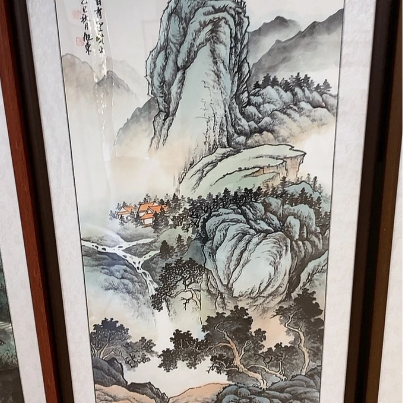 【闪购商品】国画手绘国画带框123.63