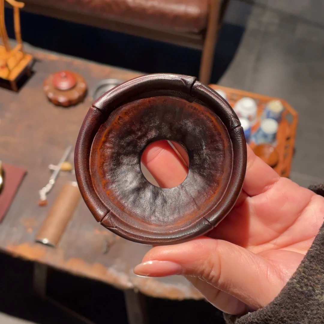 紫砂茶道竹节投茶器