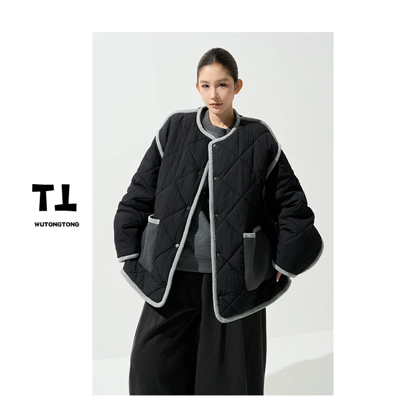 12/17【日落香槟】冬季长袖加厚棉服女韩版休闲保暖棉袄上衣63058