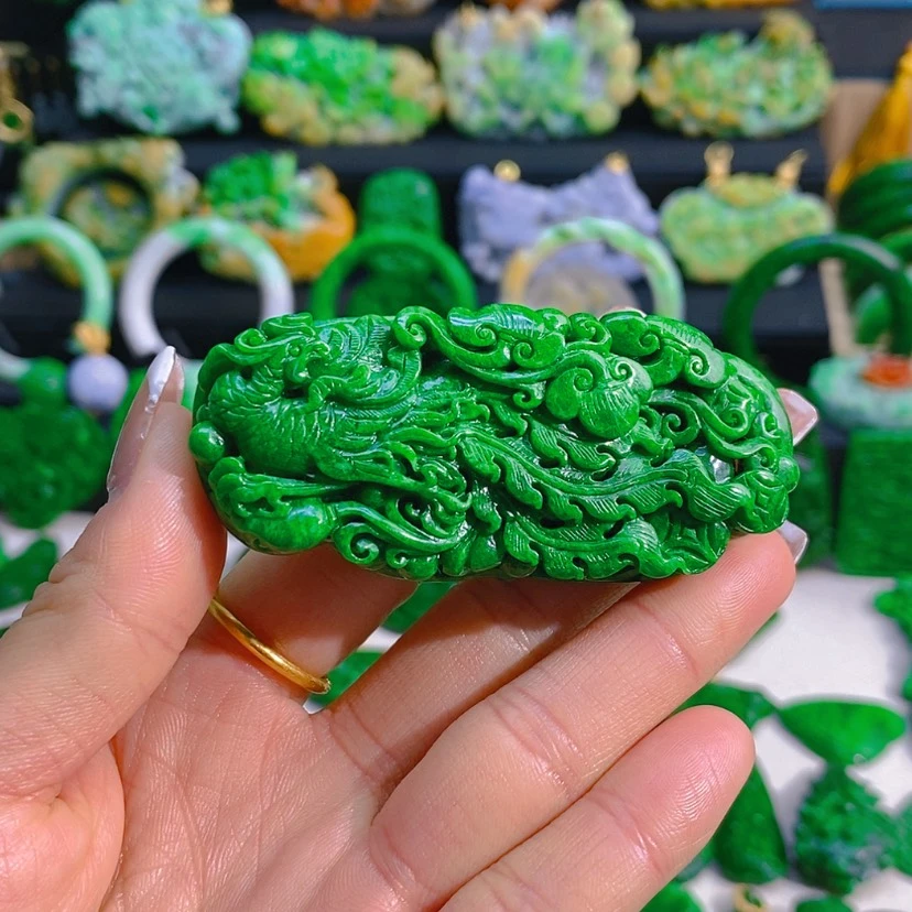 【闪购商品】翡翠颈饰未镶嵌凤凰