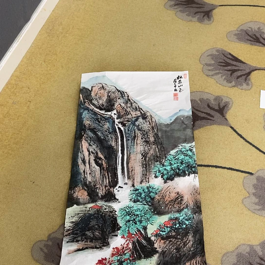 国画容*50/100王丽影手绘画心