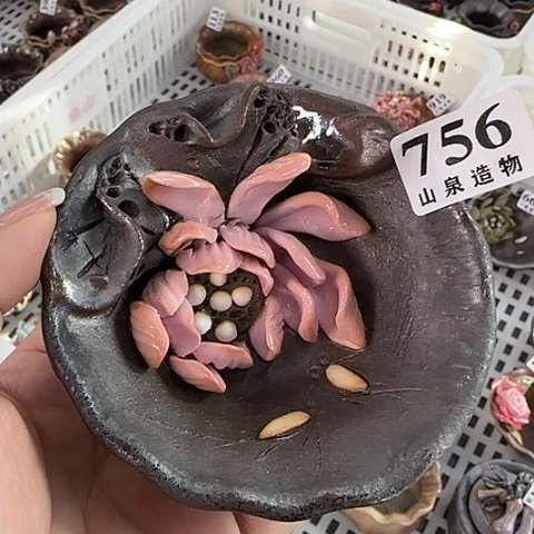 山泉造物手工制作柴烧756轻微纹理