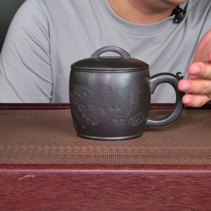 茶杯紫砂高货放漏