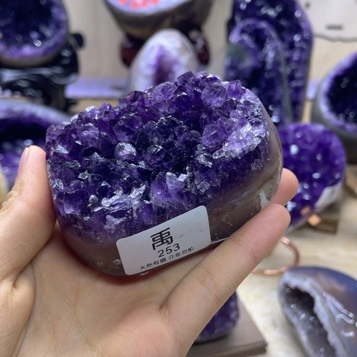 未镶嵌珠宝半成品紫晶