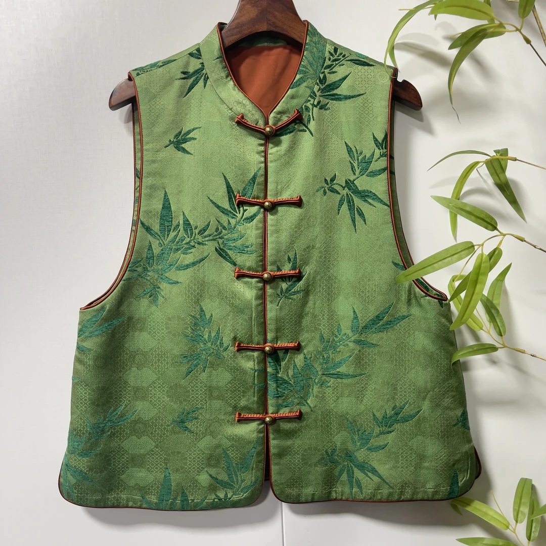 青娘子新中式国风时尚百搭短款马甲-242183