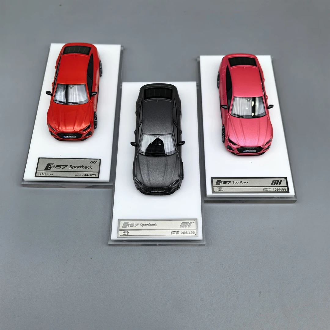 MH 1:64 树脂奥迪RS7 2020 Audi RS7 Sportback  限量 静态模型