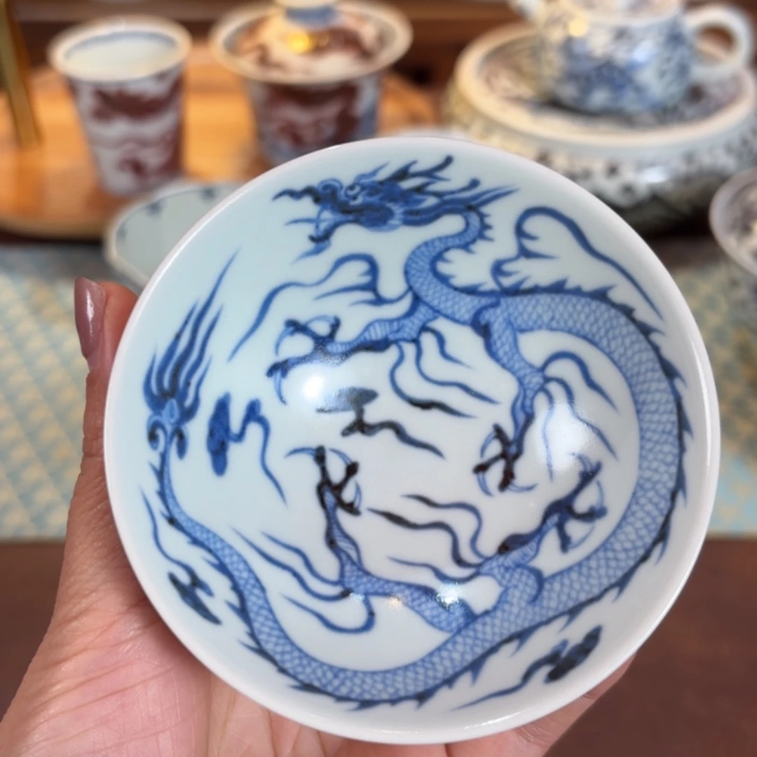 杯行龙斗笠杯博陵造物