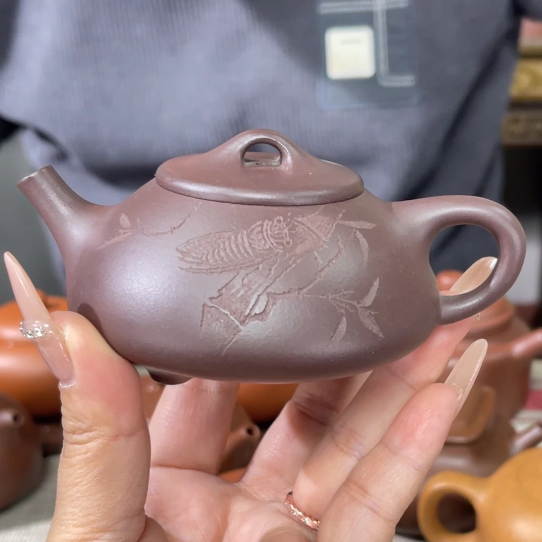茶杯紫砂宜兴原矿紫砂精品手工