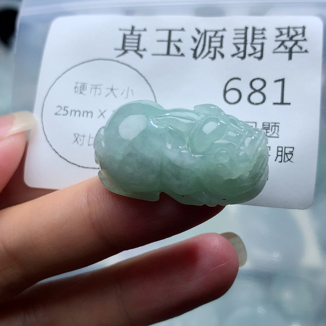 翡翠未镶嵌颈饰681