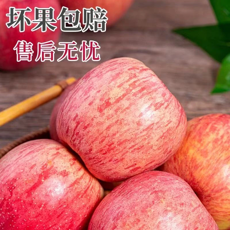 【脆甜福利装】正宗洛川苹果无催熟无打蜡孕妈宝宝带皮吃脆甜多汁