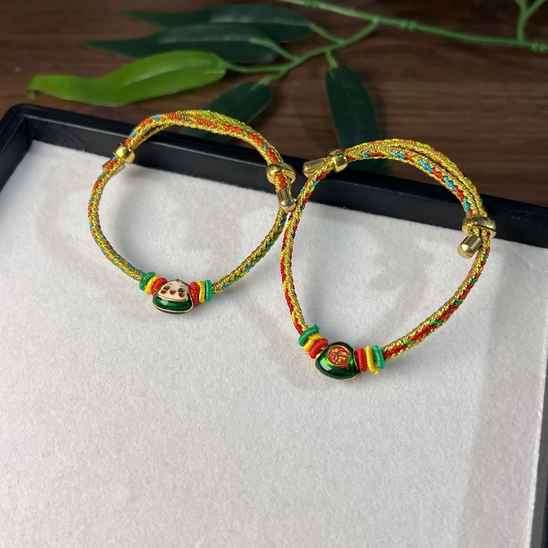 合金手链 【睿泽鉴宝】粽子五彩手绳多样性发一 10*10*6 JFX0007