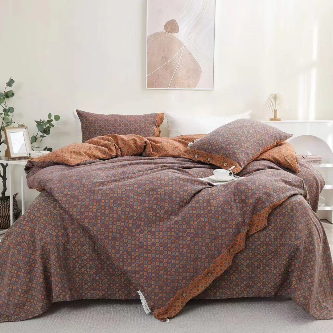 【慕诗-精品床单布料】 245*255cm 纯棉柔软亲肤简约风